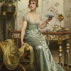 A lady and a letter